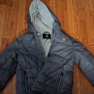 Spyder Charcoal Quilted Jacket